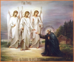 Явление Свяиой Троицы пр.Александру Свирскому