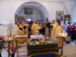 Престольный праздник в Спасском соборе г.Тары