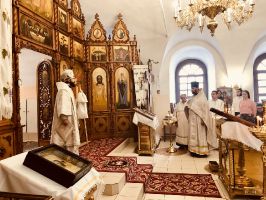 Божественнная Литургия в Спасском Кафедральном соборе