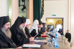 Собрание игуменов и игумений в Свято-Троицкой Сергиевой лавре