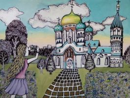 Прототипом марки к 300-летию Омска станет рисунок 12-летней художницы