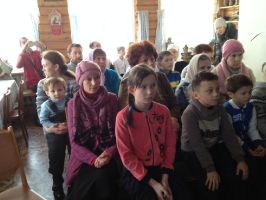 Дети Вознесенского Храма с кукольным театром в Доме Дружбы