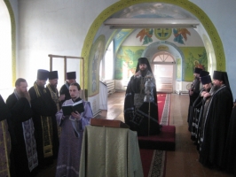 Совместное говенье духовенства Тарской Епархии.